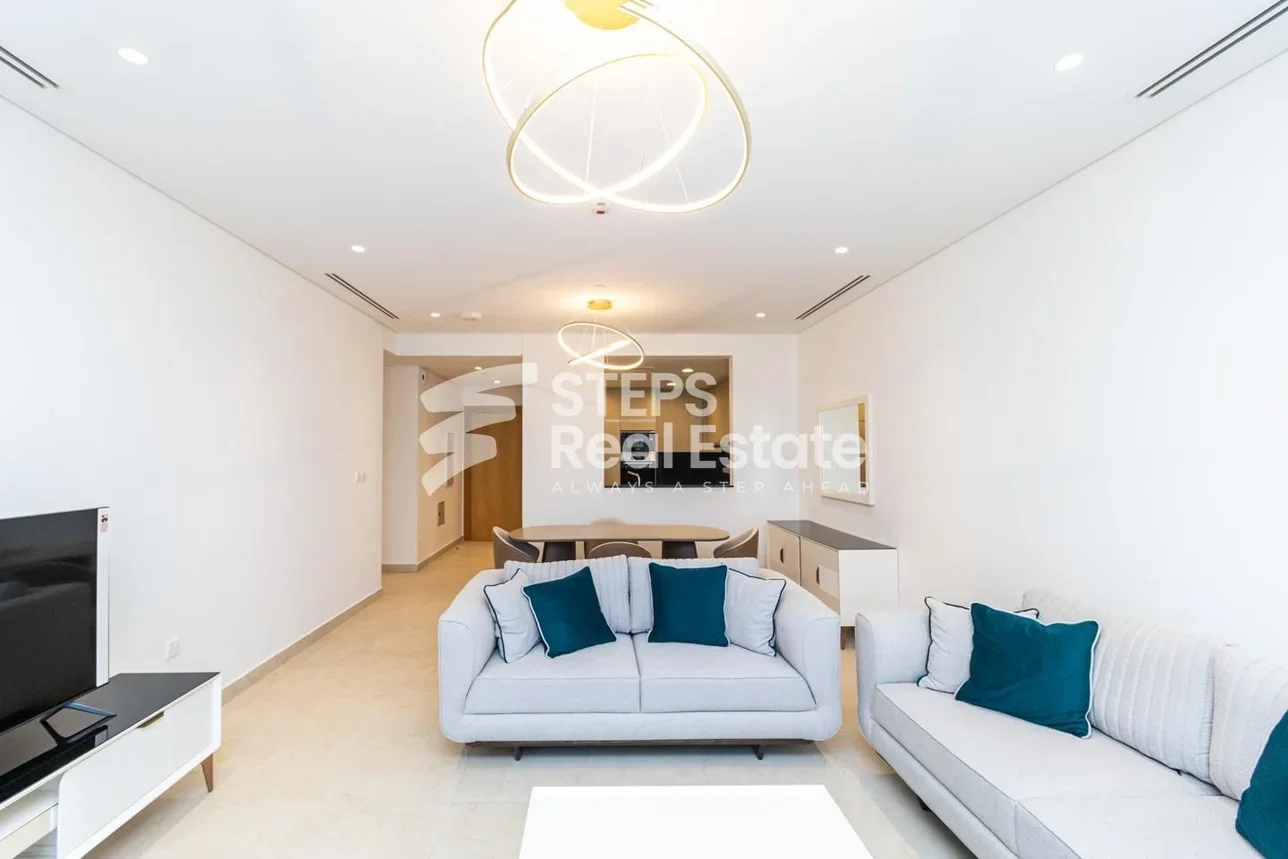2 Bedrooms  Apartment  For Rent  in Doha -  The Pearl  Fully Furnished