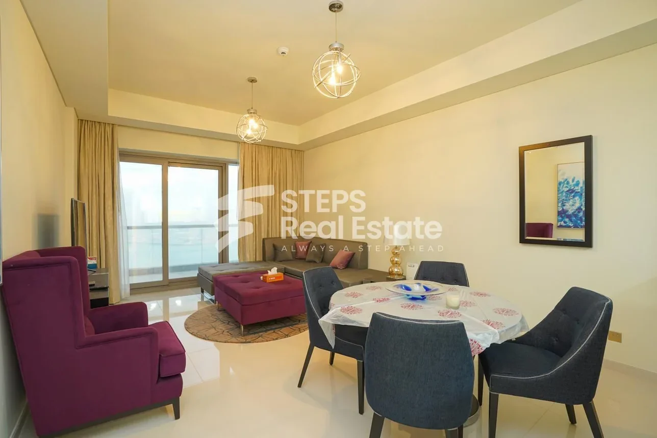2 Bedrooms Apartment For Rent in Lusail - Waterfront Residential Fully Furnished