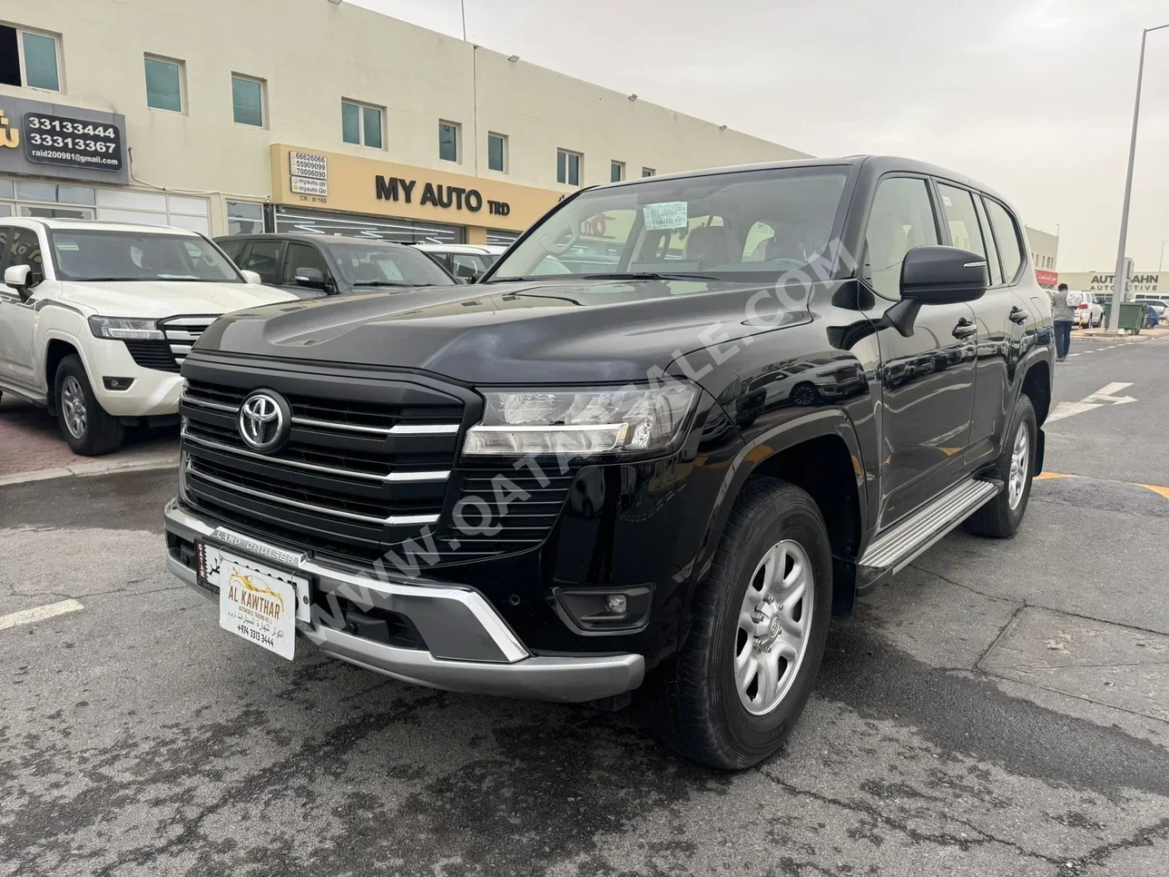 تويوتا  لاند كروزر  جي اكس  2024  اوتوماتيك  80,000 كم  6 سلندر  دفع رباعي  اس يو في  أسود  تحت الضمان