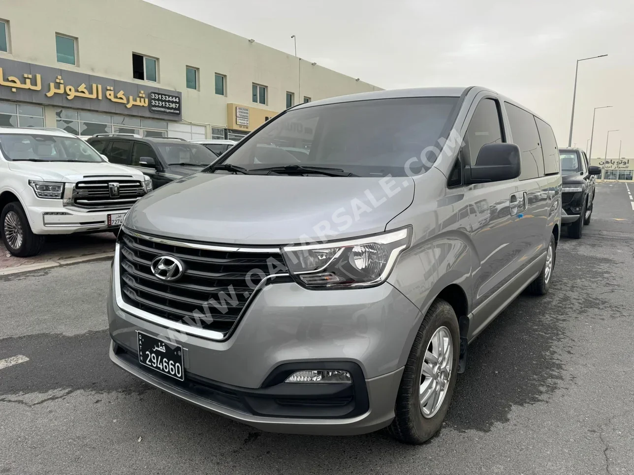 هيونداي فان اتش وان 2019 اوتوماتيك 3,000 كم 4 سلندر دفع خلفي فان \ باص رمادي