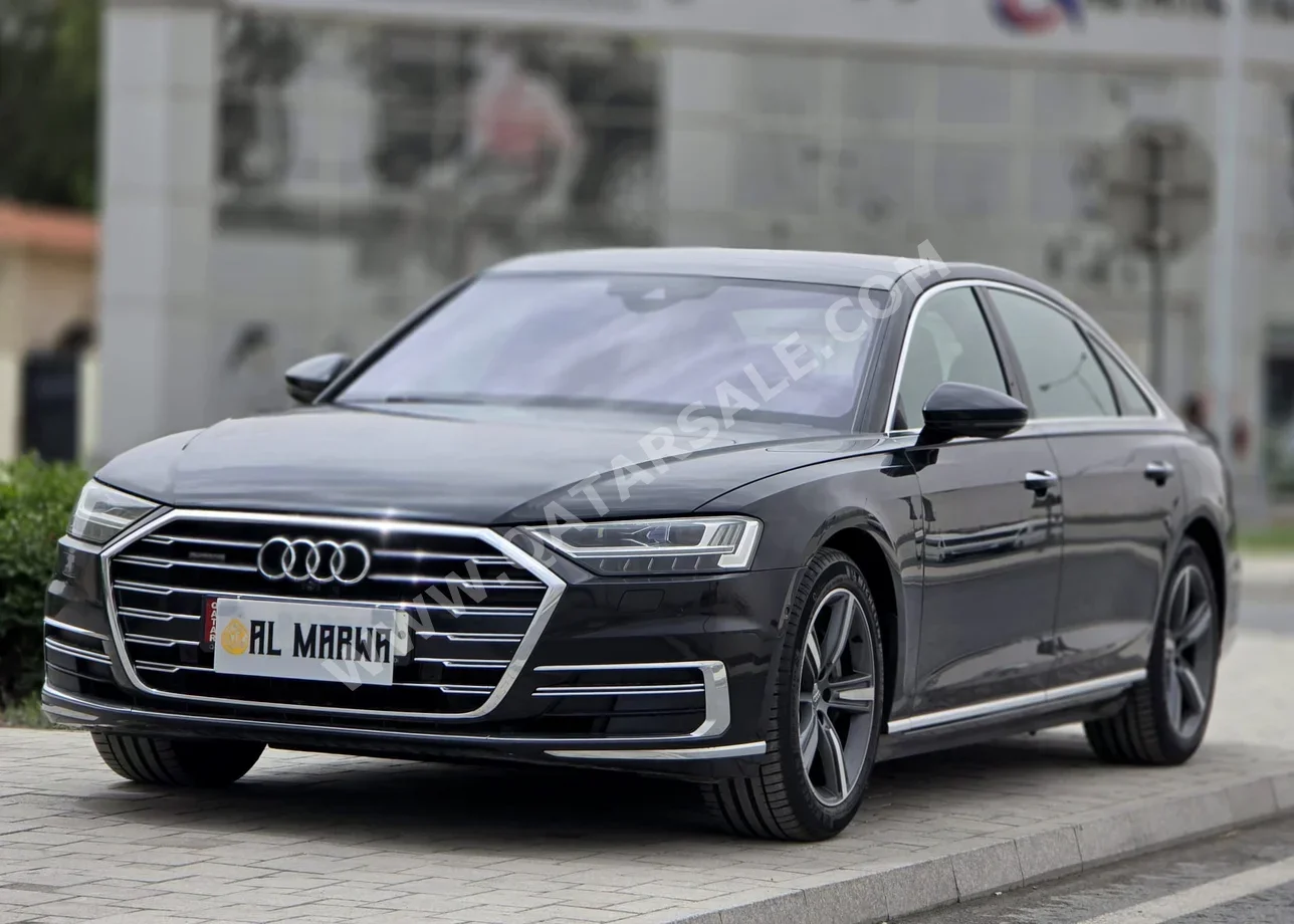 Audi  A8  L 55TFSI  2019  Automatic  28,000 Km  6 Cylinder  All Wheel Drive (AWD)  Sedan  Black