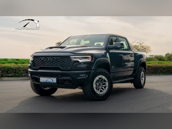 دودج  رام  1500 ار اتش او  2026  اوتوماتيك  0 كم  6 سلندر  دفع رباعي  بيكب  أزرق مطفي  تحت الضمان