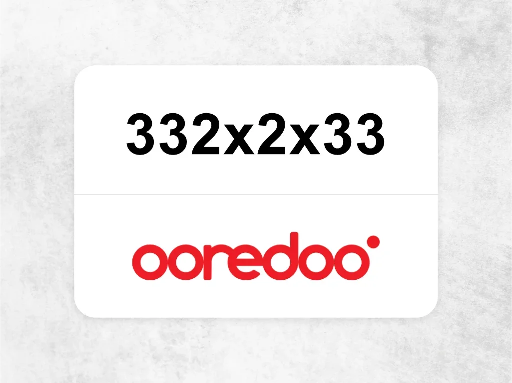 Ooredoo Mobile Phone  332x2x33