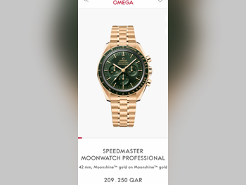 Watches - Omega  - Analogue Watches  - Gold  - Men Watches