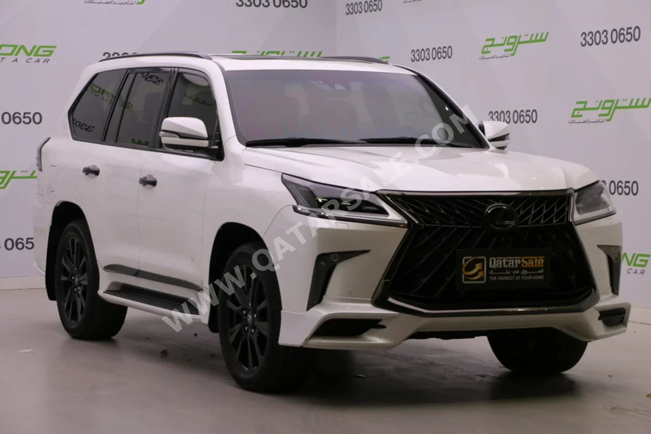 لكزس  ال اكس  570 اس بلاك ايديشن  2019  اوتوماتيك  121,000 كم  8 سلندر  دفع رباعي  اس يو في  أبيض