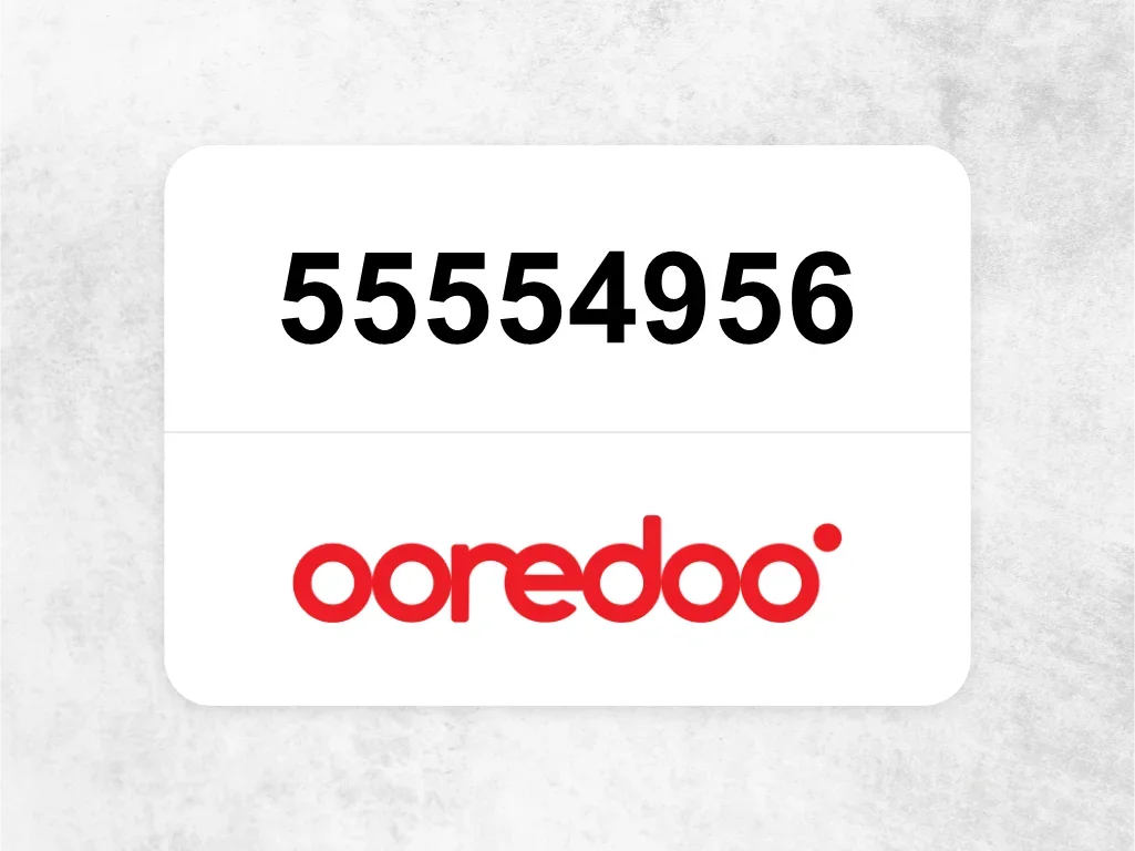 Ooredoo Mobile Phone  55554956