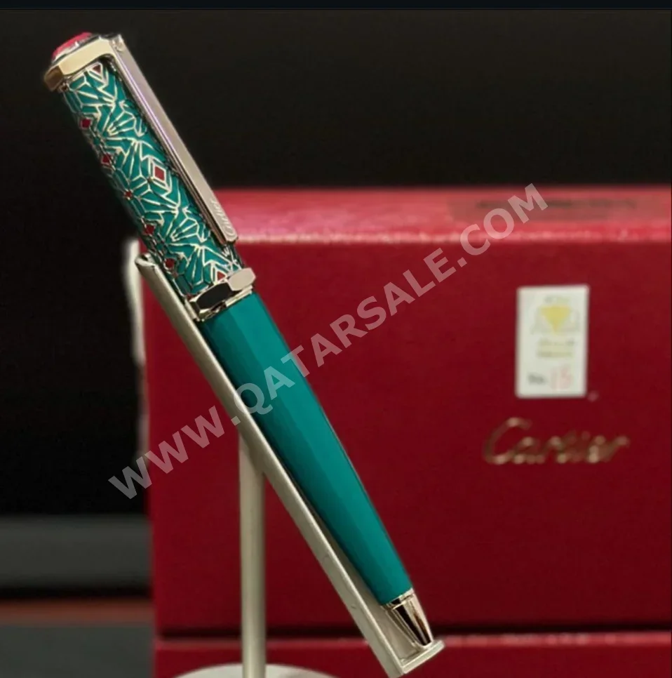 قلم كارتير  أخضر -  سنة 2024