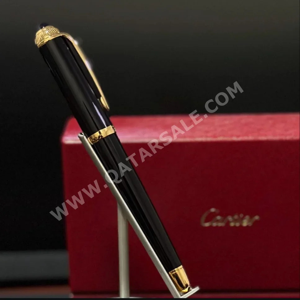 قلم كارتير  اسود و ذهبي -  سنة 2024