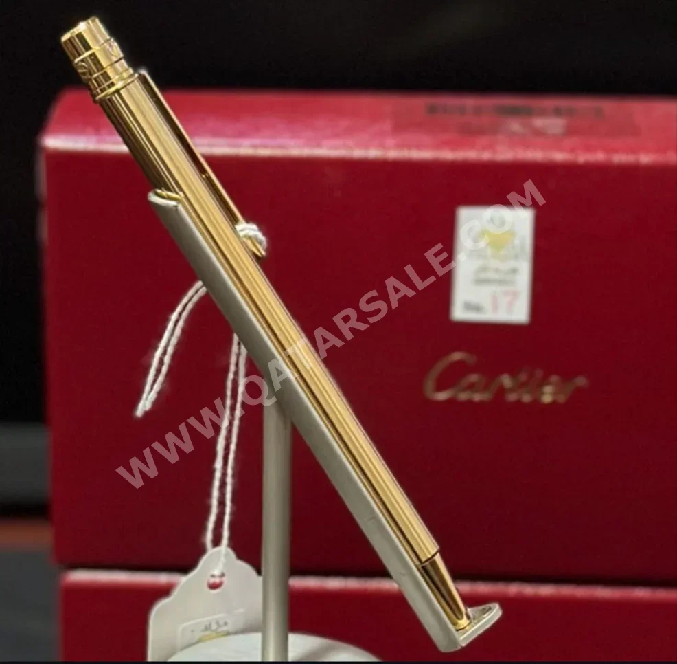 قلم كارتير  ذهبي فاتح -  سنة 2024