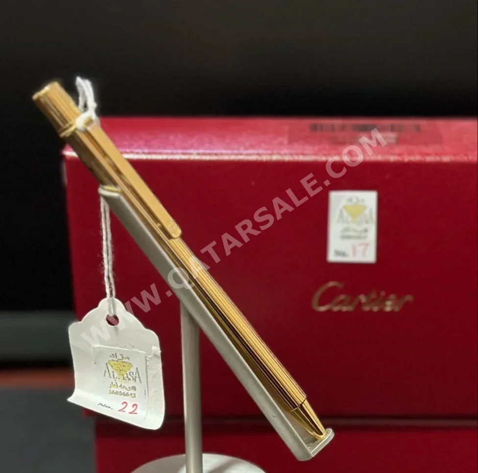 قلم كارتير ذهبي فاتح - سنة 2024