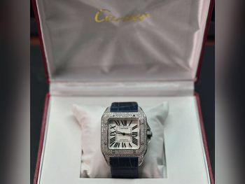 ساعات - كارتير  - ساعات الكوارتز  - فضة  - ساعات للجنسين