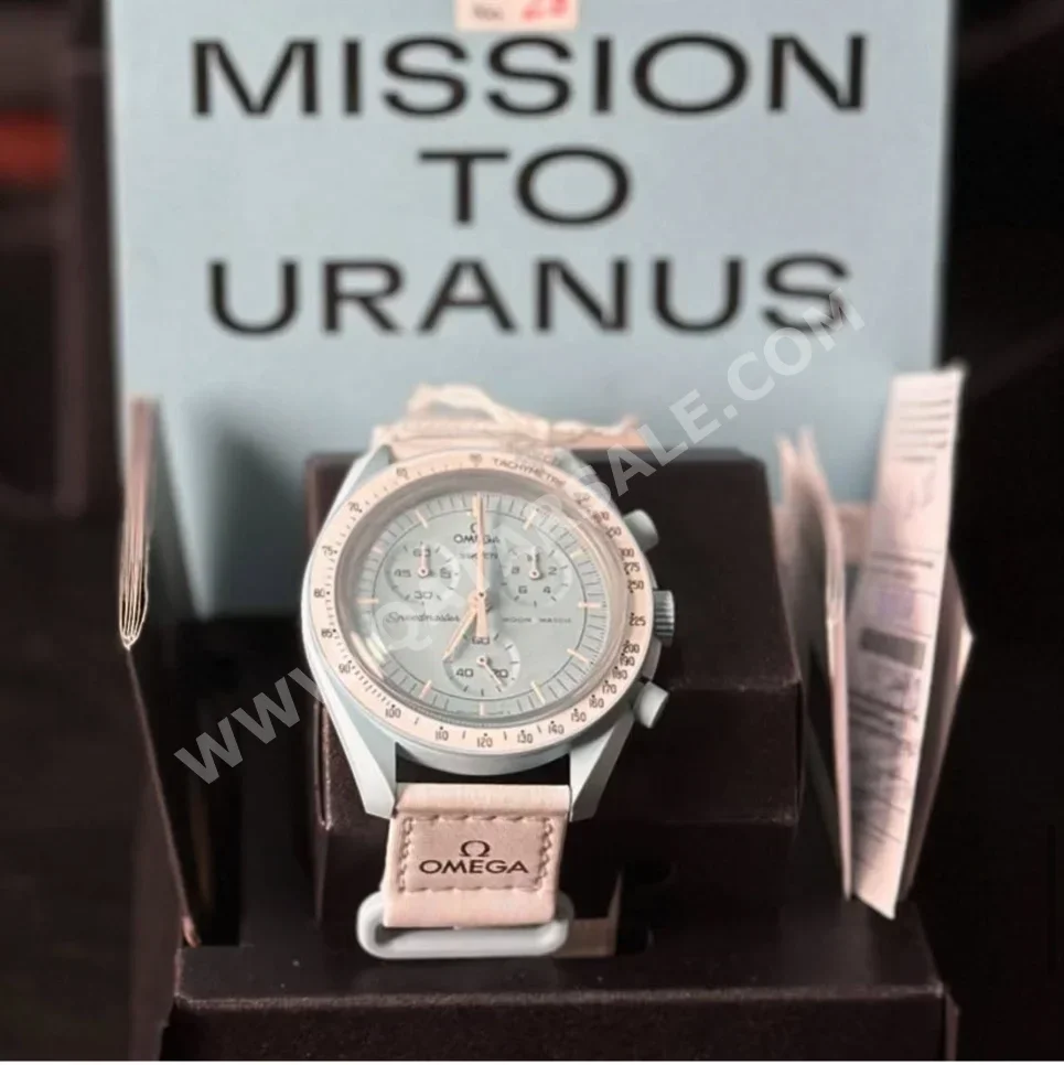 ساعات - أوميغا  - متعدد ميكانيكية/ رقمية  - أزرق  - ساعات للجنسين