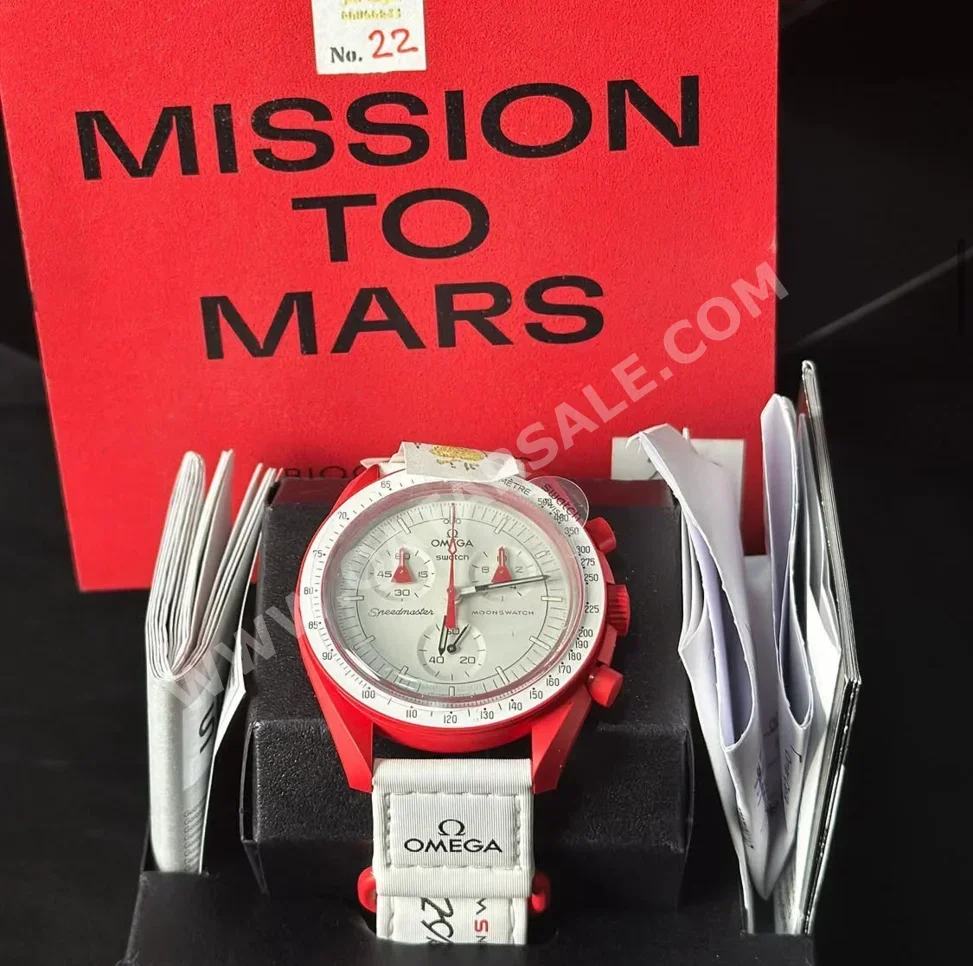 Watches - Omega - Multi Analogue/Digital - Red - Unisex Watches