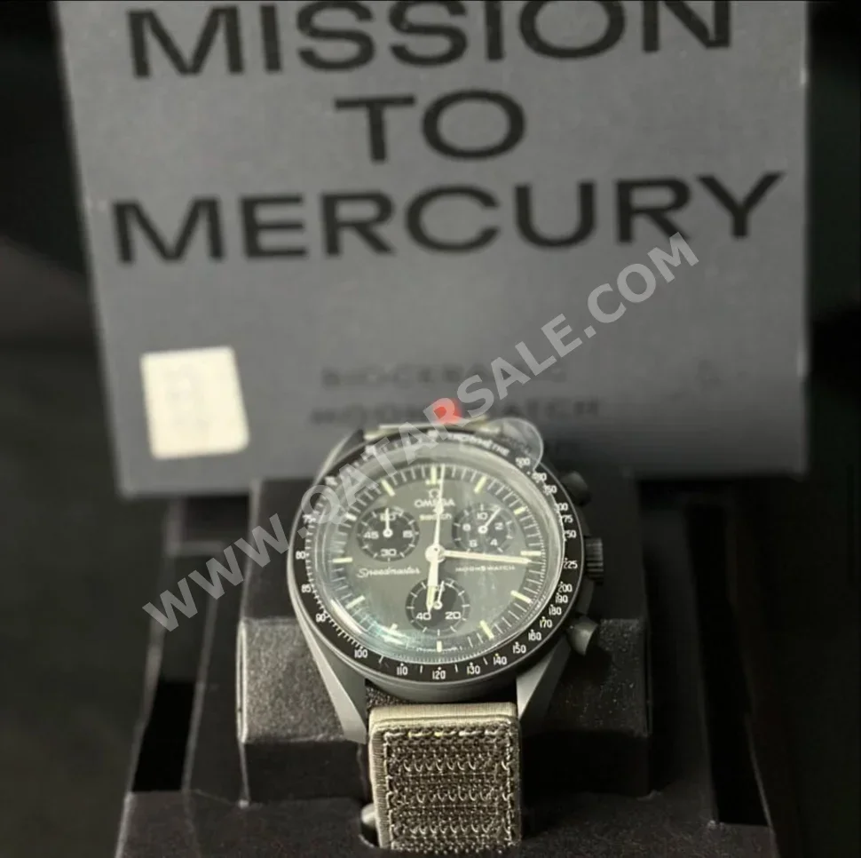 Watches - Omega  - Multi Analogue/Digital  - Black  - Unisex Watches