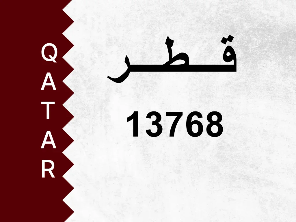 رقم خاص  13768  رقم مميز