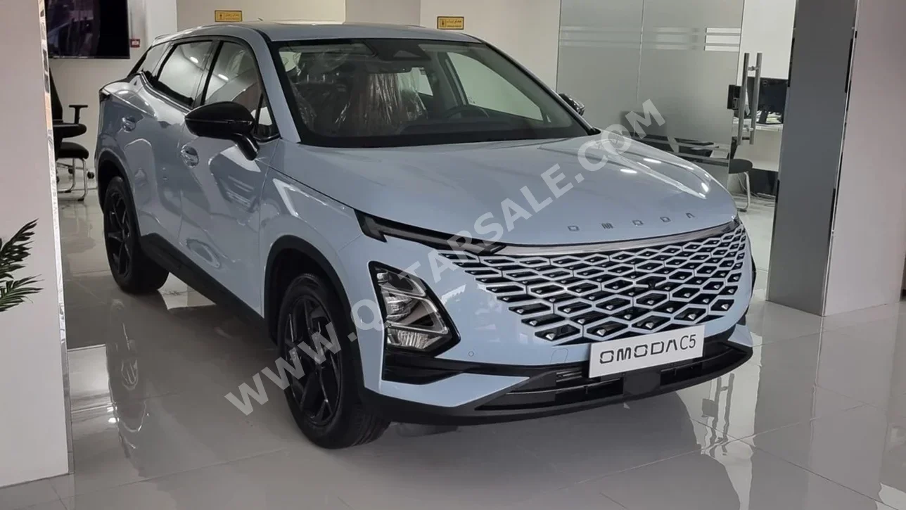 Omoda  C5  2024  Automatic  0 Km  4 Cylinder  Front Wheel Drive (FWD)  Coupe / Sport  Light Sky Blue  With Warranty