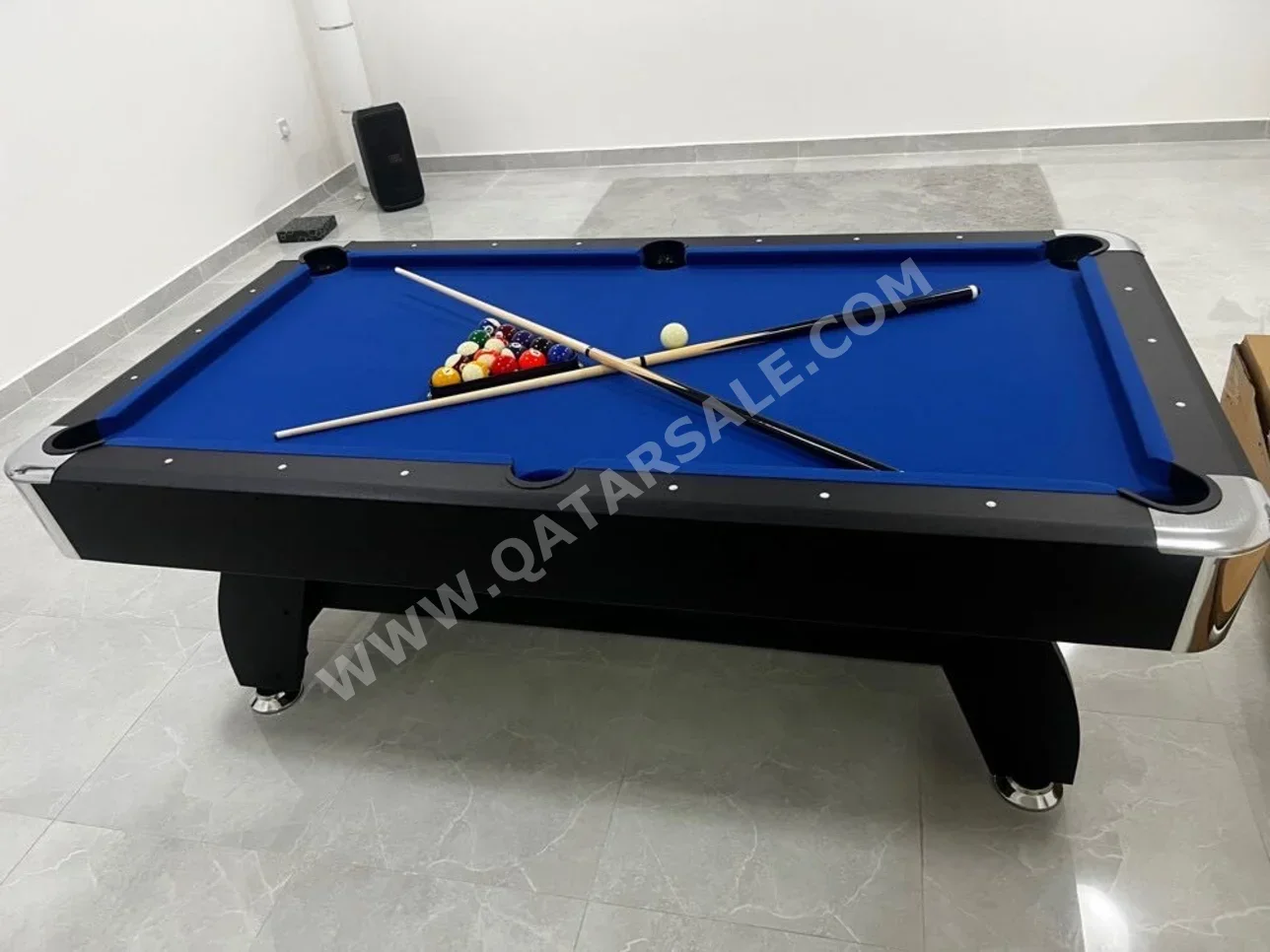 Blue Billiard Table