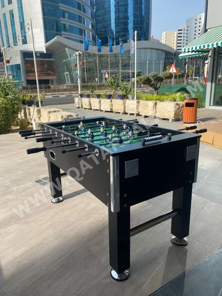 Black Foosball Table