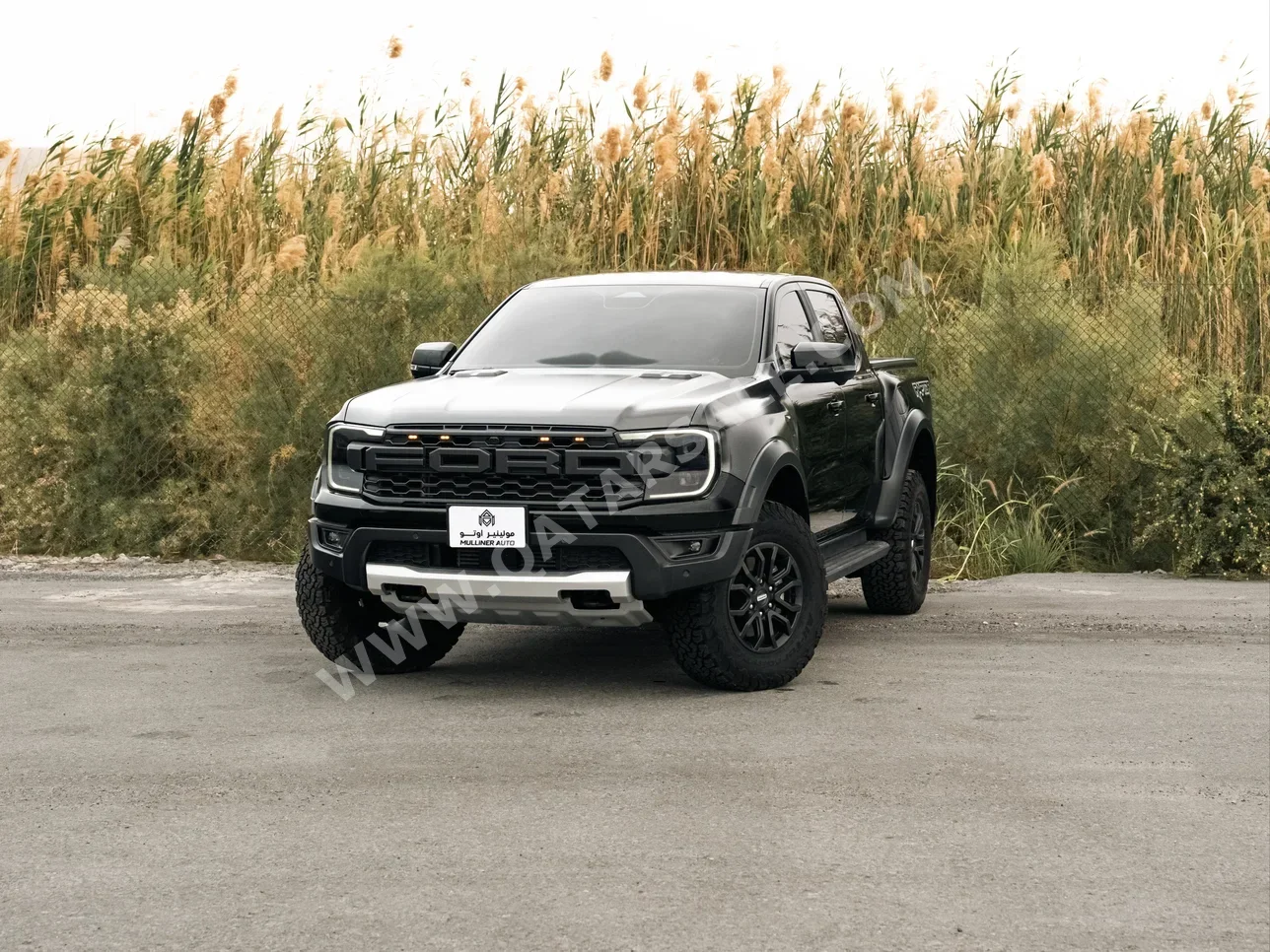 فورد رانجر رابتر 2025 اوتوماتيك 9,000 كم 4 سلندر دفع كلي مستمر بيكب أسود