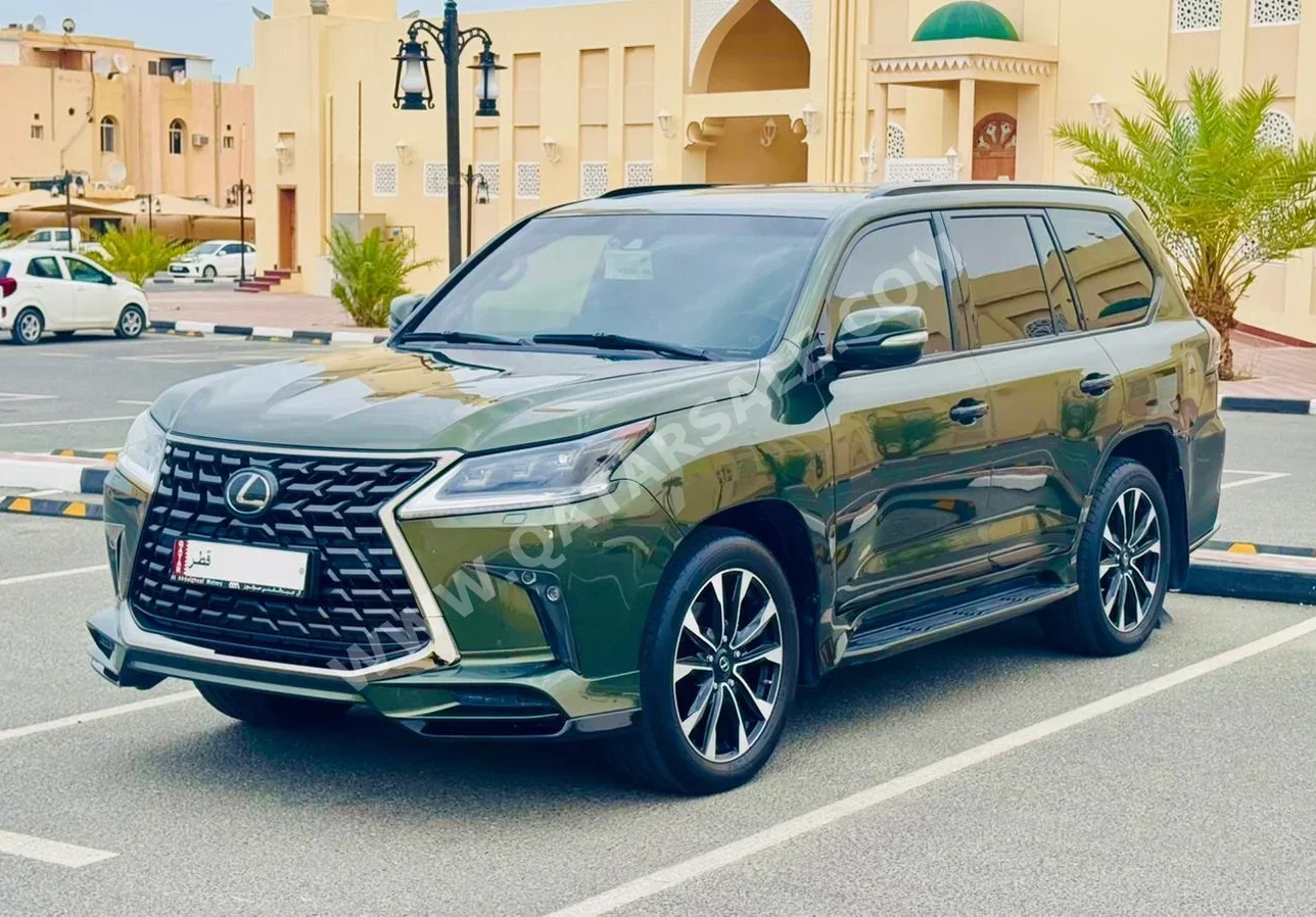 Lexus  LX  570 S Black Edition  2021  Automatic  77,000 Km  8 Cylinder  Four Wheel Drive (4WD)  SUV  Green