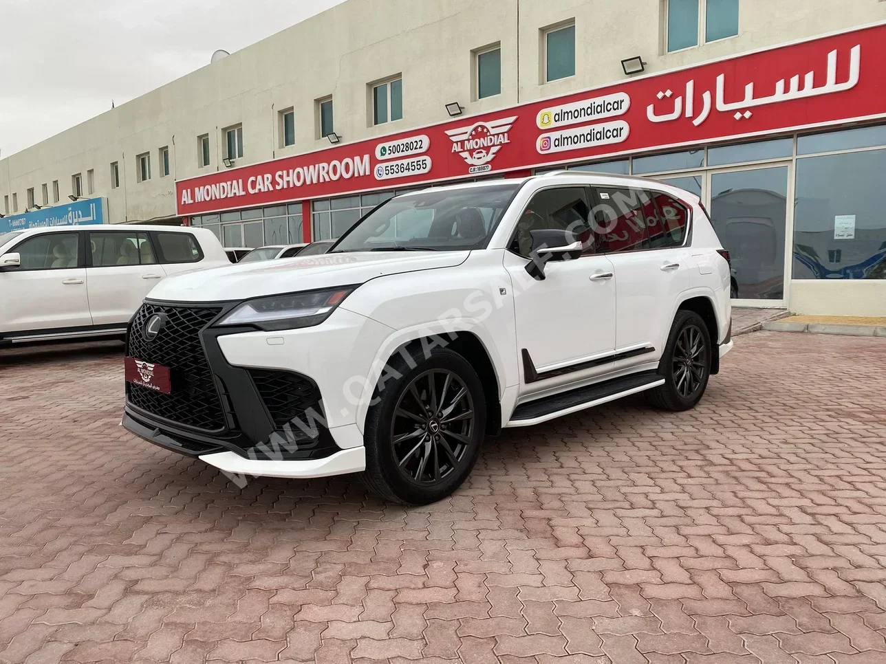 Lexus  LX  600 F Sport  2023  Automatic  98,000 Km  6 Cylinder  Four Wheel Drive (4WD)  SUV  White  With Warranty