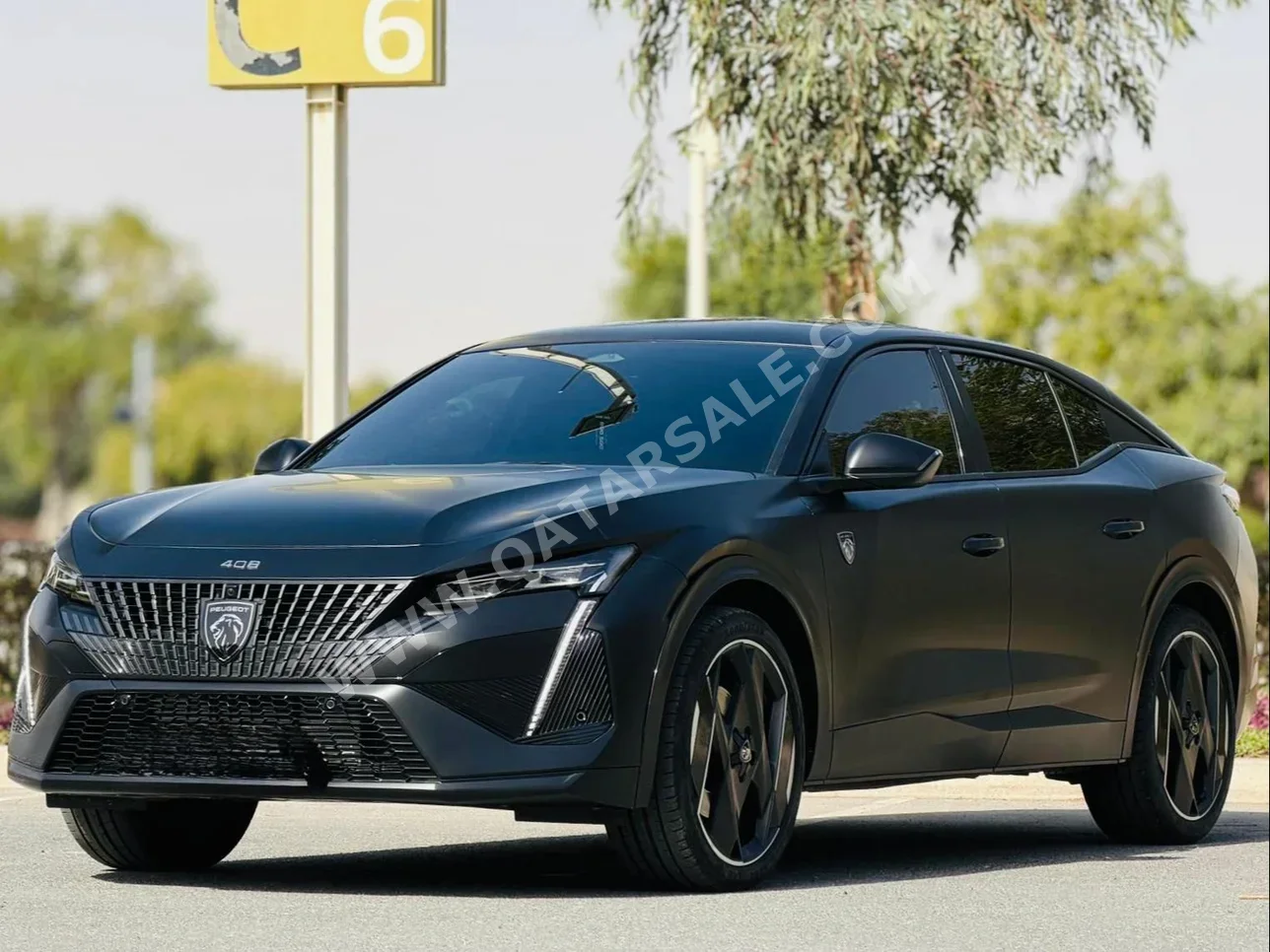 Peugeot  408  GT  2024  Automatic  17,000 Km  4 Cylinder  Front Wheel Drive (FWD)  Hatchback  Black  With Warranty