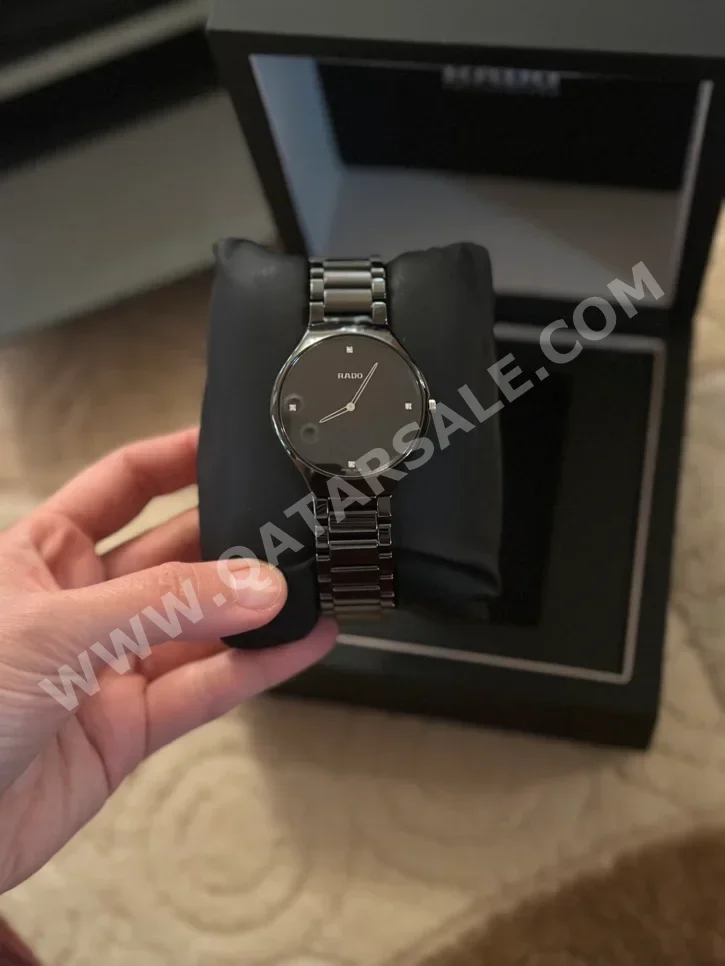 ساعات - رادو - ساعات ميكانيكية - أسود - ساعات رجالي