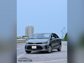 كيا بيجاس 4 سلندر سيدان رمادي 2026