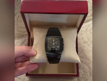 ساعات - رادو  - ساعات ميكانيكية  - أسود  - ساعات رجالي