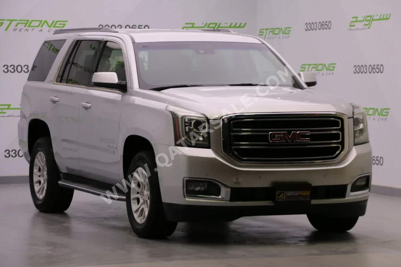 جي ام سي  يوكون  اس ال اي  2015  اوتوماتيك  220,000 كم  8 سلندر  دفع خلفي  اس يو في  فضي