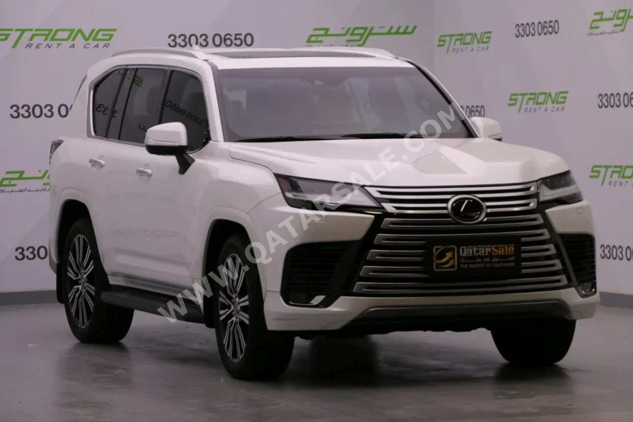 Lexus  LX  600 Luxury  2023  Automatic  89,000 Km  6 Cylinder  Four Wheel Drive (4WD)  SUV  Pearl  With Warranty
