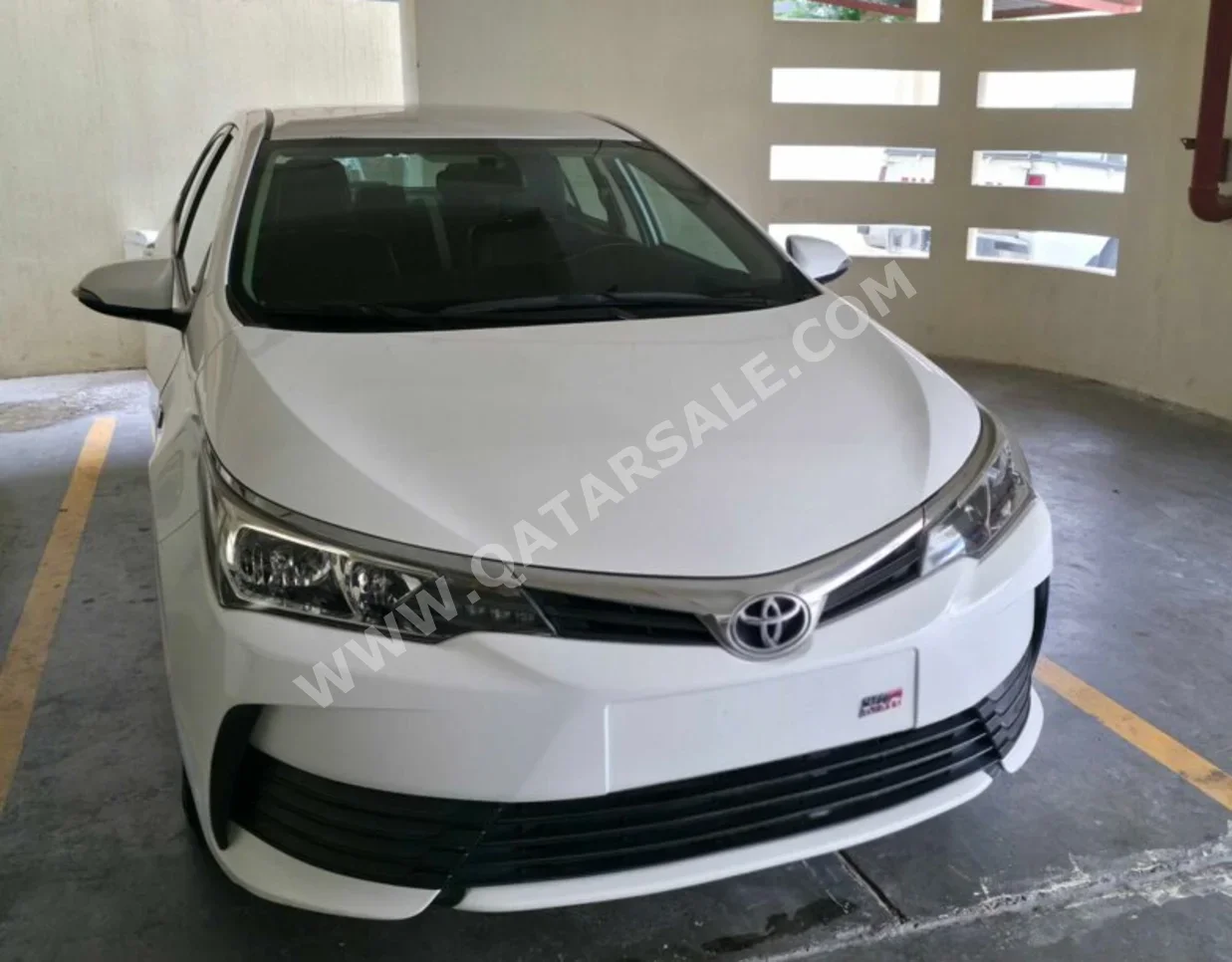 تويوتا  كورولا  اكس ال اي  2018  اوتوماتيك  221,600 كم  4 سلندر  سحب امامي  سيدان  أبيض
