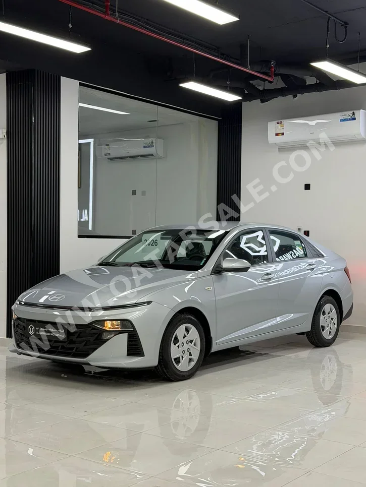 هيونداي  اكسنت  1.6  2026  اوتوماتيك  0 كم  4 سلندر  سحب امامي  سيدان  فضي  تحت الضمان