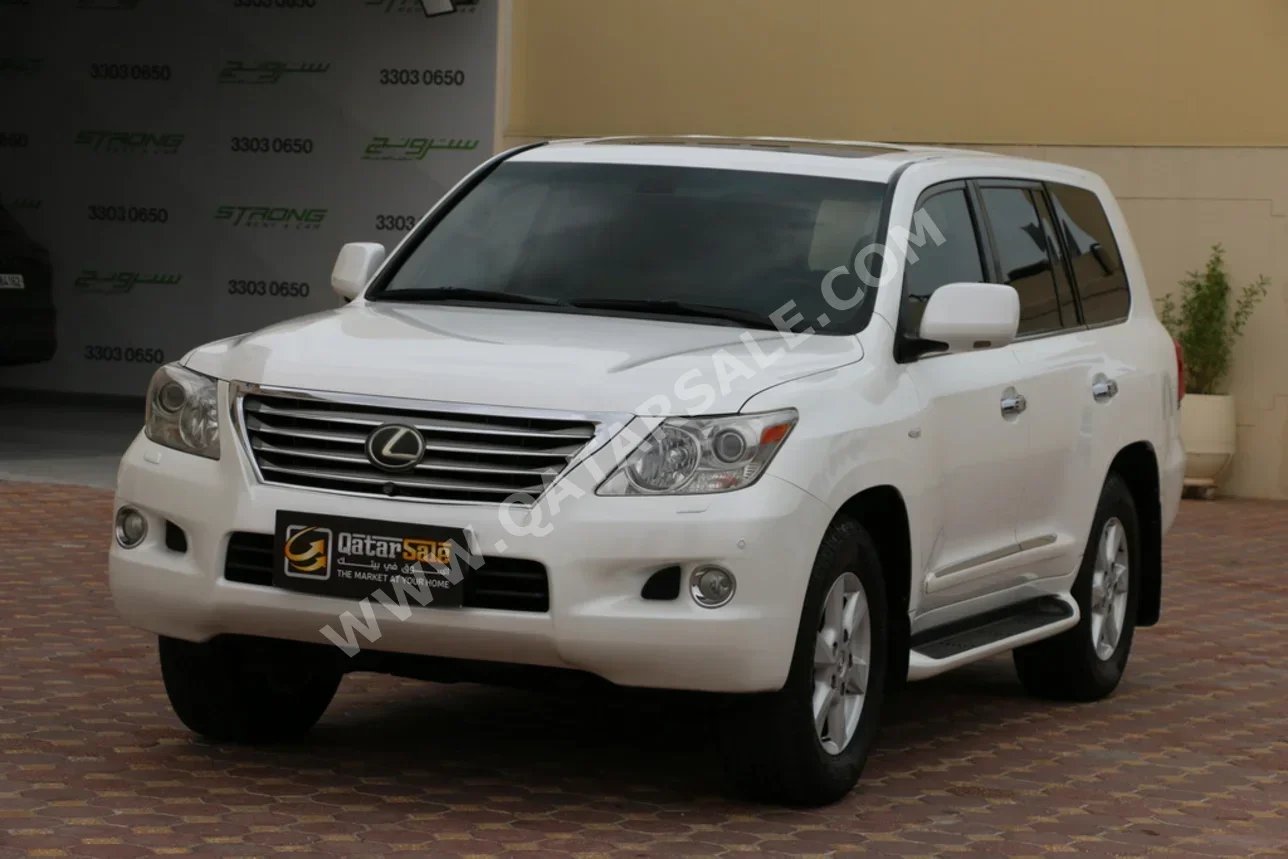 لكزس  ال اكس  570  2009  اوتوماتيك  422,000 كم  8 سلندر  دفع رباعي  اس يو في  أبيض