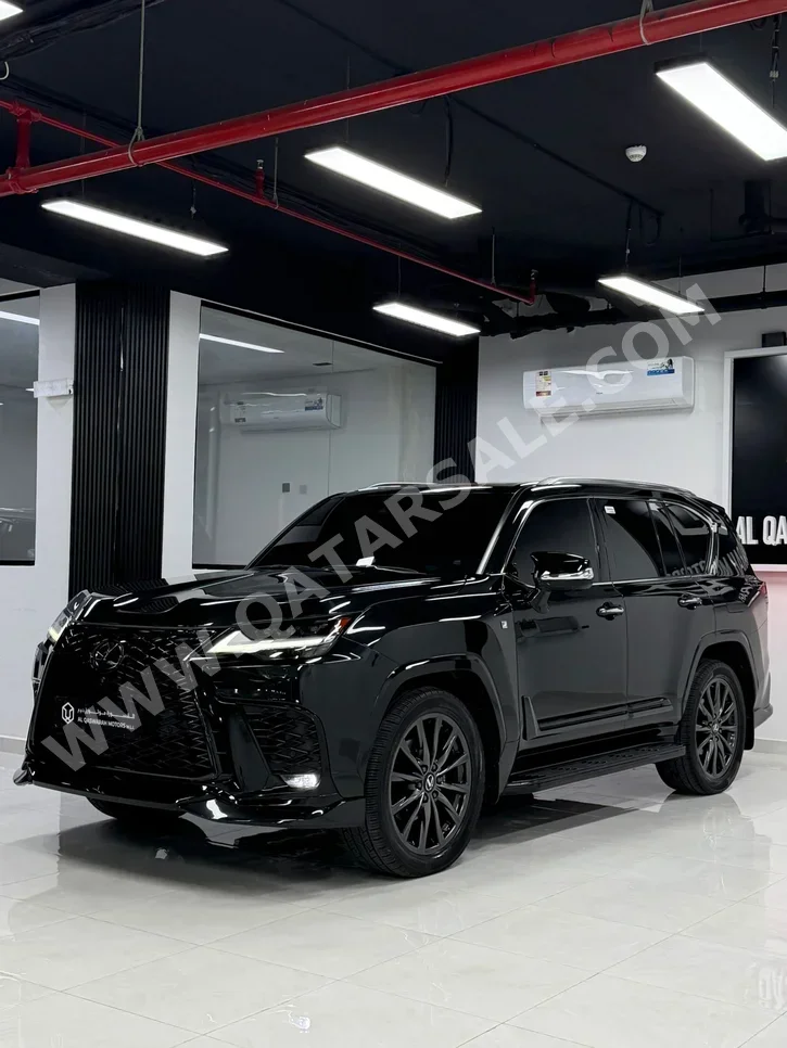 لكزس  ال اكس  600 اف سبورت  2024  اوتوماتيك  71,000 كم  8 سلندر  دفع رباعي  اس يو في  أسود  تحت الضمان