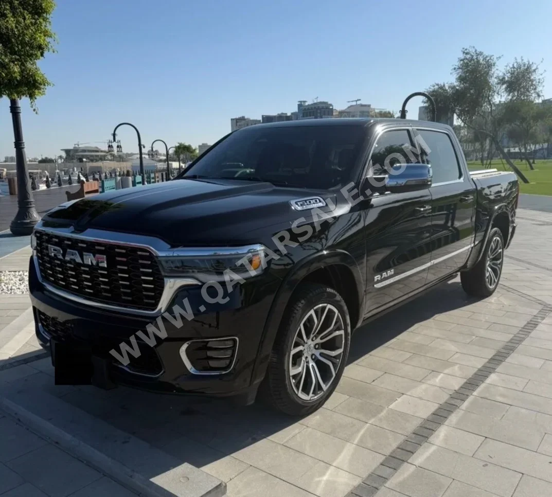 Dodge Ram Tungsten 2025 Automatic 500 Km 6 Cylinder All Wheel Drive (AWD) Pick Up Black With Warranty