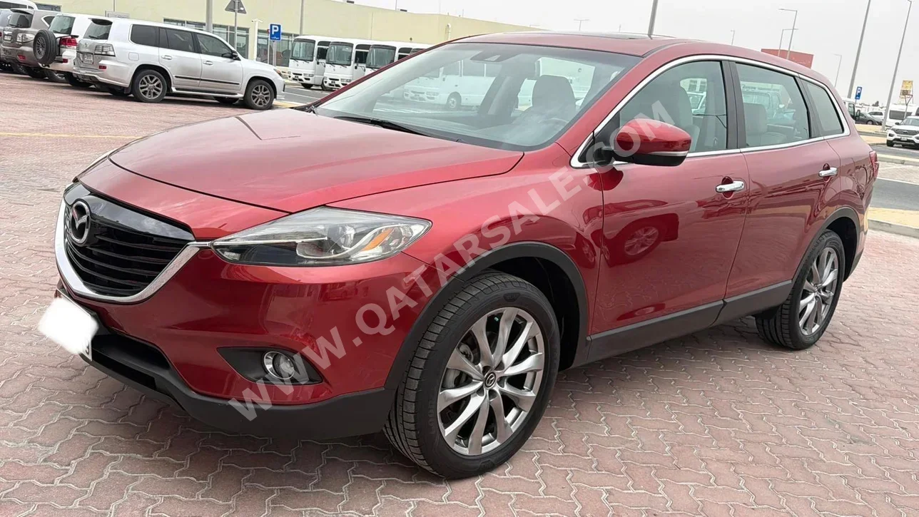 مازدا سي اكس 9 2015 اوتوماتيك 83,000 كم 6 سلندر دفع رباعي اس يو في أحمر