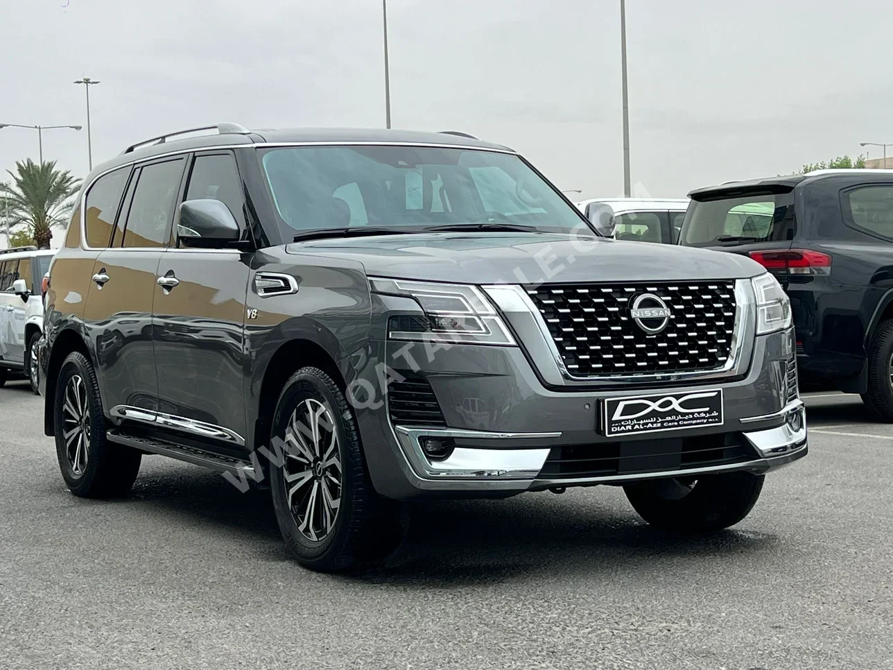 Nissan  Patrol  Titanium  2023  Automatic  13,000 Km  8 Cylinder  Four Wheel Drive (4WD)  SUV  Gray
