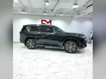 Lexus  LX  600 Luxury  2025  Automatic  14,000 Km  6 Cylinder  Four Wheel Drive (4WD)  SUV  Black  With Warranty