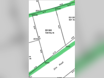 Lands For Sale  in Al Rayyan  - Al Aziziyah  -Area Size 724 Square Meter
