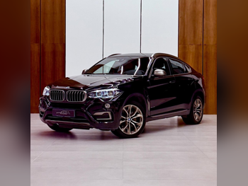 بي ام دبليو  الفئة - اكس  اكس 6 50 اي  2018  اوتوماتيك  105,000 كم  8 سلندر  دفع كلي مستمر  اس يو في  أسود