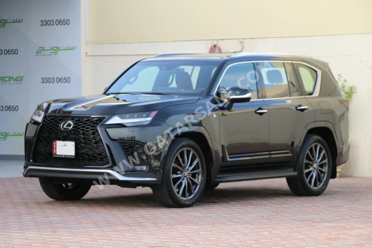 لكزس  ال اكس  600 اف سبورت  2023  اوتوماتيك  64,000 كم  6 سلندر  دفع رباعي  اس يو في  أسود