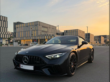 Mercedes-Benz  SL  55 AMG  2022  Automatic  7,000 Km  8 Cylinder  All Wheel Drive (AWD)  Convertible  Black  With Warranty