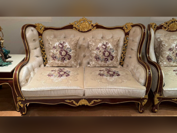 Sofas, Couches & Chairs Sofa Set  - Chenille  - White  - With Table  and Side Tables  - Sofa Bed