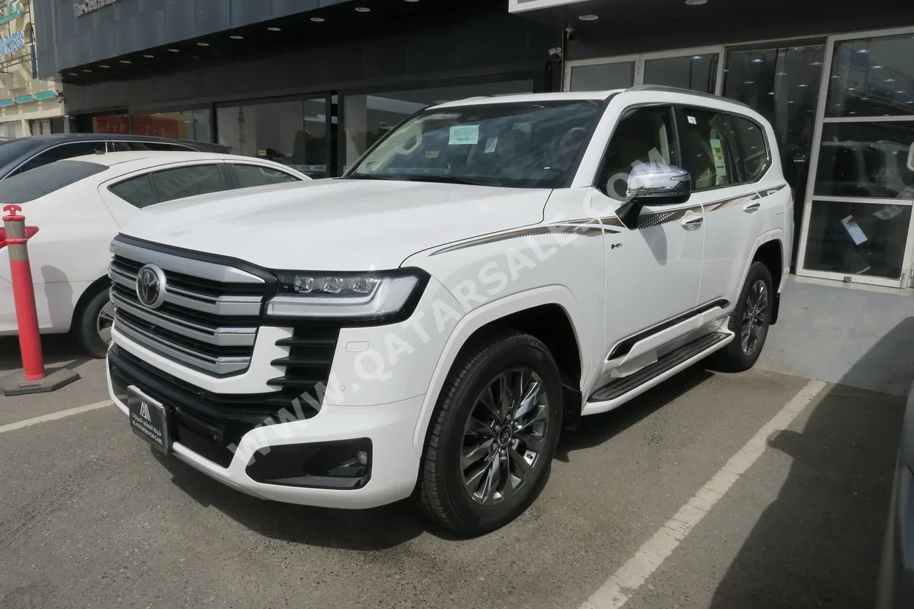 تويوتا لاند كروزر في اكس ار توين توربو 2025 اوتوماتيك 0 كم 6 سلندر دفع رباعي اس يو في أبيض تحت الضمان