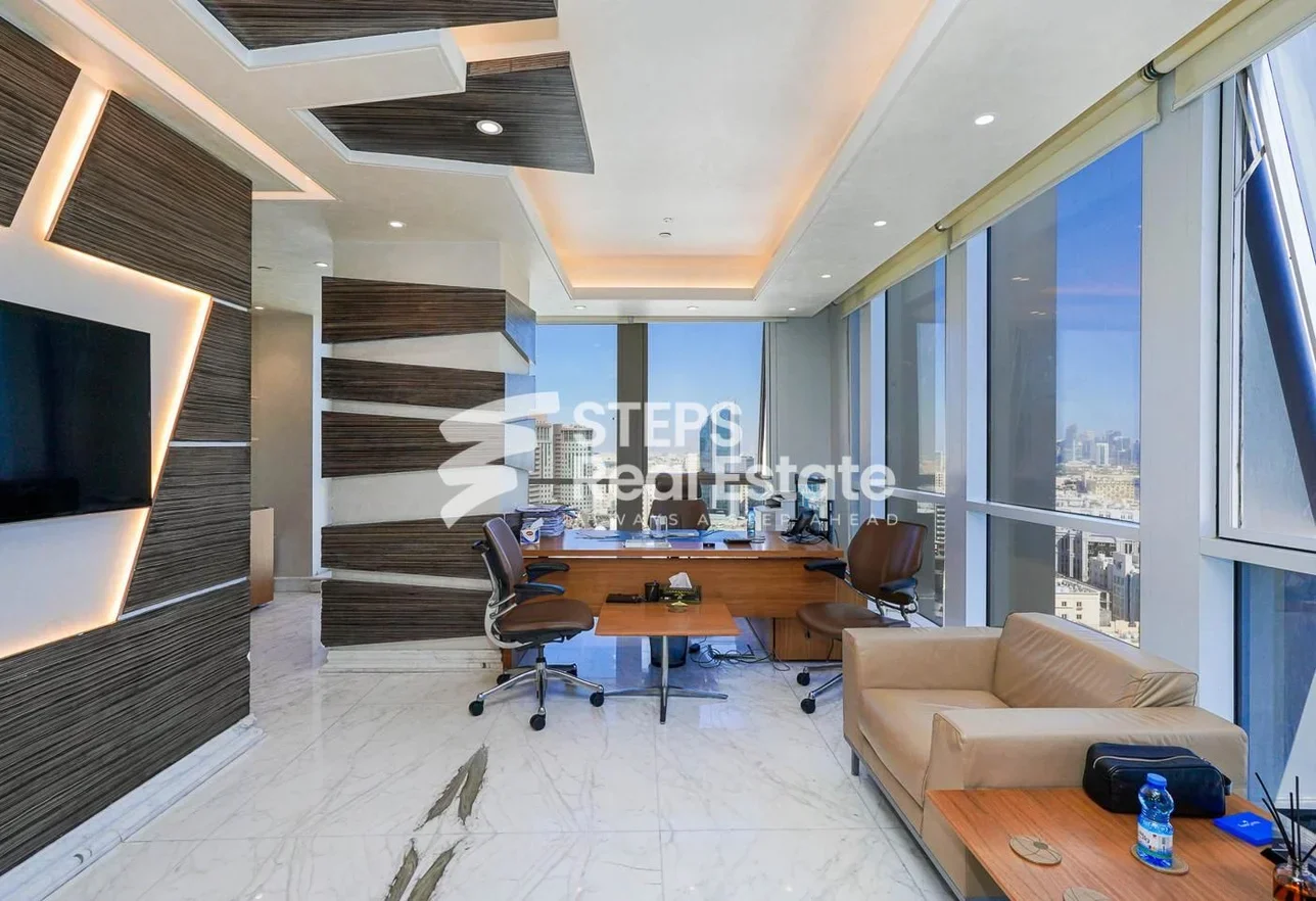 مكاتب تجارية - مفروشة بالكامل  - الدوحة  - السد