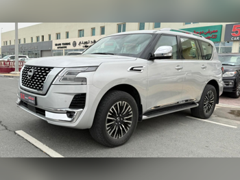 نيسان  باترول  بلاتنيوم  2024  اوتوماتيك  50,000 كم  6 سلندر  دفع رباعي  اس يو في  فضي  تحت الضمان