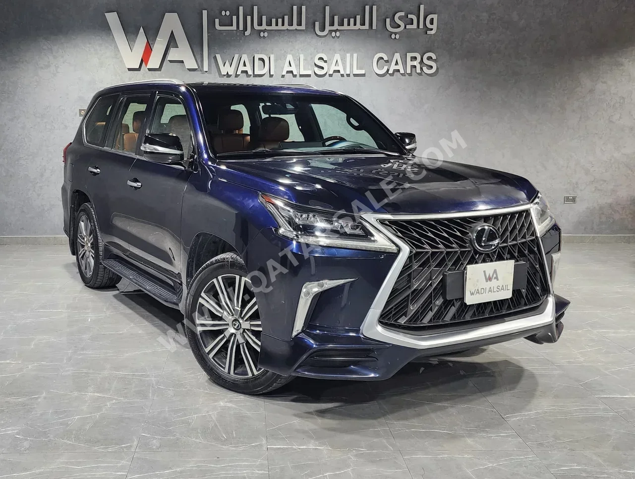 لكزس ال اكس 570 اس 2016 اوتوماتيك 270,000 كم 8 سلندر دفع رباعي اس يو في أزرق غامق