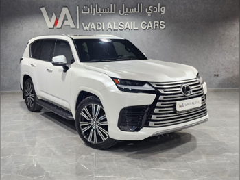 لكزس  ال اكس  600 لكجري  2023  اوتوماتيك  53,000 كم  6 سلندر  دفع رباعي  اس يو في  أبيض  تحت الضمان