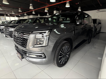 نيسان  باترول  بلاتينيوم تيربو  2026  اوتوماتيك  0 كم  6 سلندر  دفع رباعي  اس يو في  رمادي  تحت الضمان